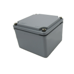 جعبه ضدآب فلزی آلومینیومی AW600-A1 با ابعاد 73×102×102