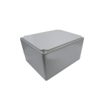 جعبه اتصالات ضدآب فلزی آلومینیومی AW605-A1 با ابعاد 93×175×195