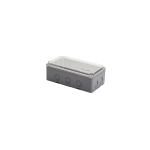 جعبه تقسیم ضدآب گلندخور شفاف AGT 24-13/ H80 P با ابعاد 80×130×240
